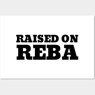 Raised on Reba retro Vintage Posters and Art